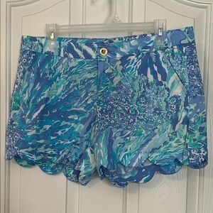 Lilly Pulitzer Scalloped Patterned Women's Shorts